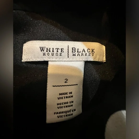 White House Black Market. Summer polka dot dress. Size 2 - Picture 5 of 12